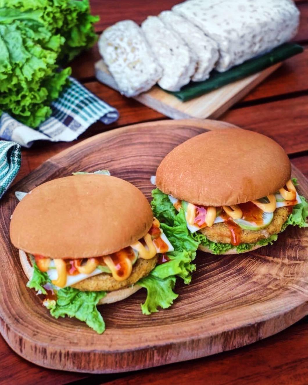 Resep Tempe Cheese Burger untukmu yang Suka Rasa Unik