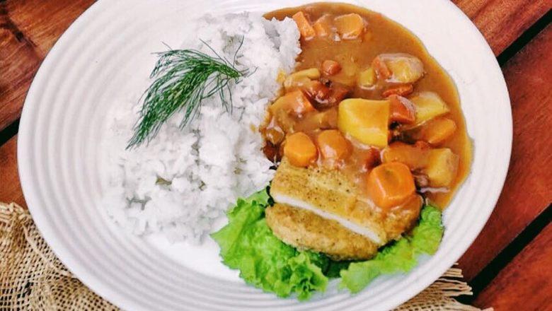 Resep Tempe Katsu Kari Vegetarian - Masak Apa Hari Ini?