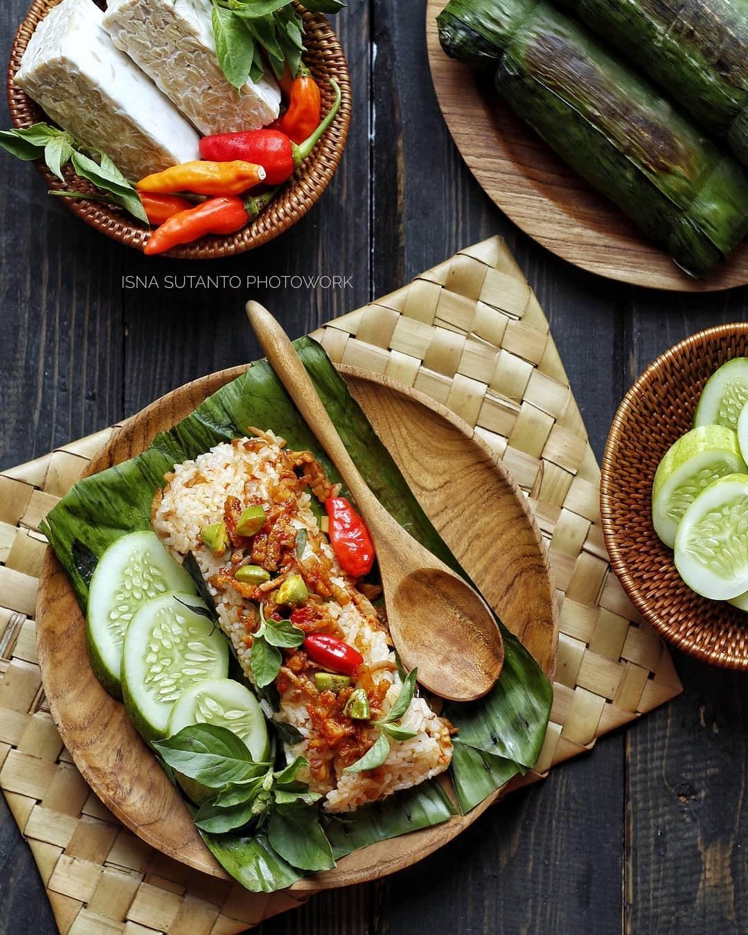 Resep Nasi Bakar Tempe Teri - Masak Apa Hari Ini?