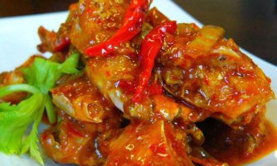 Resep Kepiting Saus Tiram Pedas Seenak Restoran Seafood