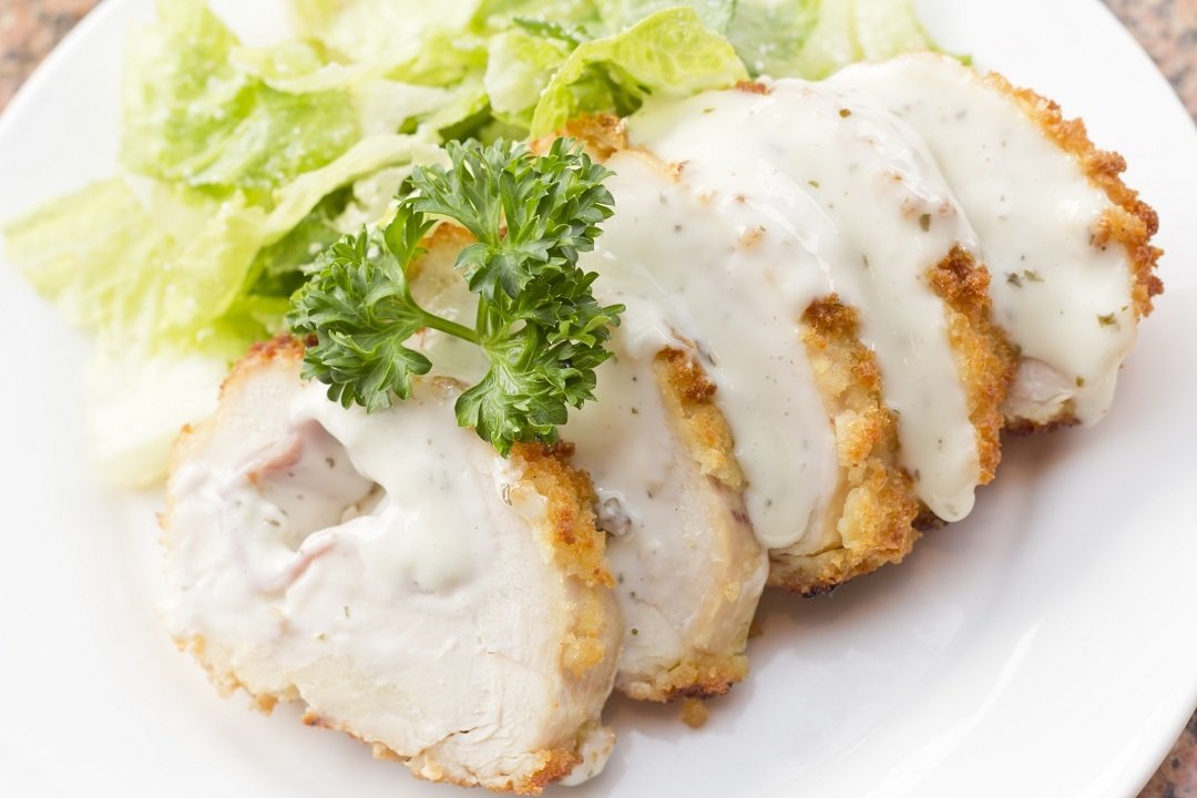 Resep Ayam Cordon Bleu Saus Jamur - Masak Apa Hari Ini?