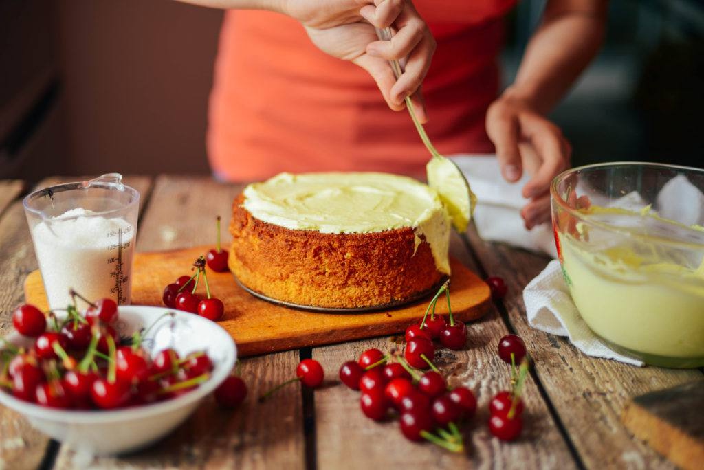 Teknik memasak baking kue.