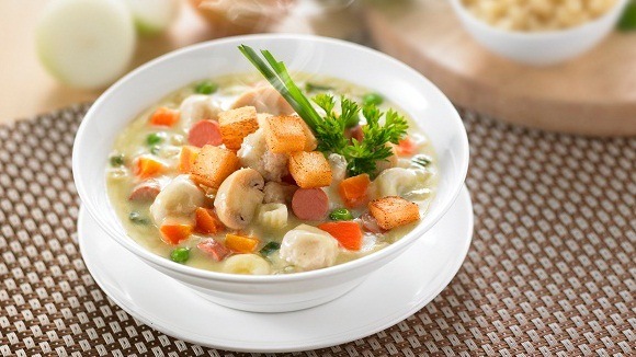 Resep Sup Krim Ayam Makaroni - Masak Apa Hari Ini?