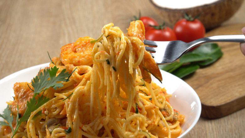 Video - Resep Spaghetti Tom Yum Seafood, Kolaborasi Rasa Italia dan Thailand