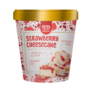 Wall's Strawberry Cheesecake Ice Cream