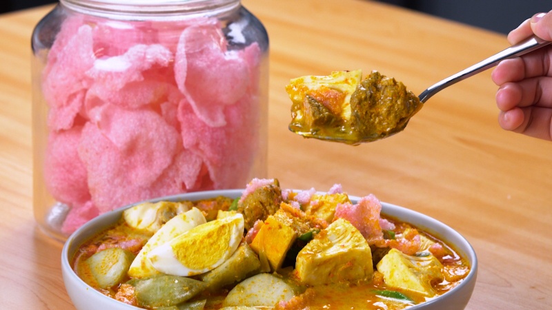 Resep Lontong Sayur Padang Dengan Kuah Berempah Mahi