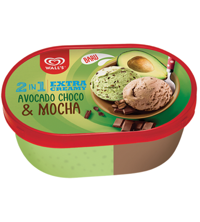 Wall's Avocado Choco & Mocha Ice Cream