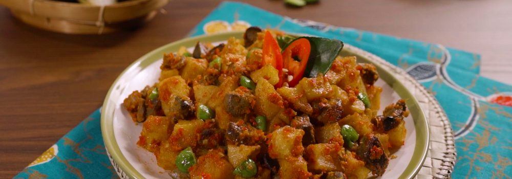 Resep Sambal Kentang Ampela Petai Mahi