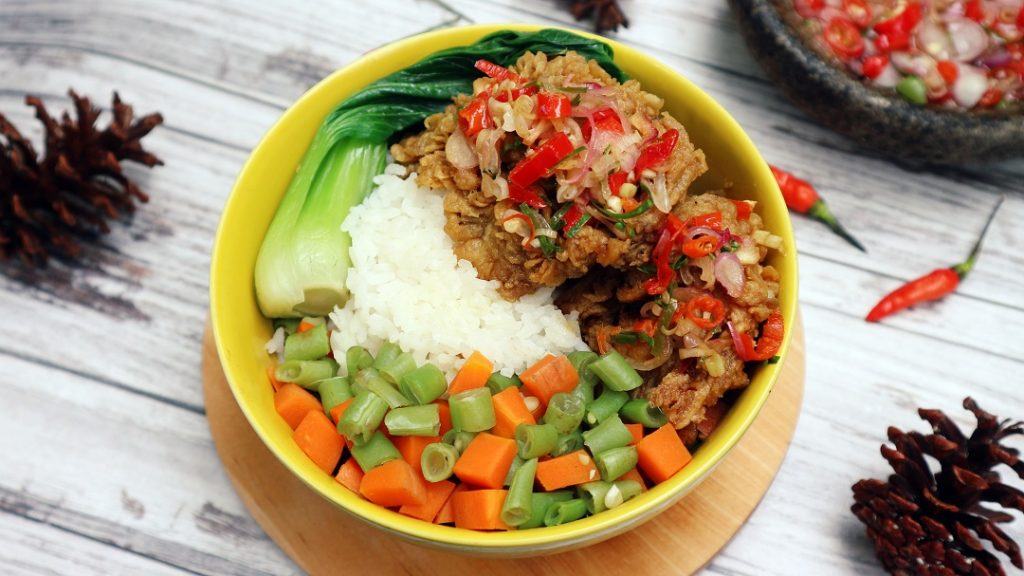 Resep Rice Bowl Ayam Fillet