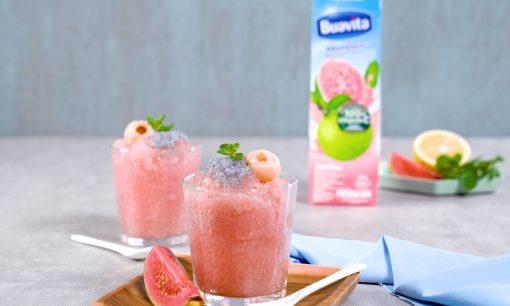 dua gelas es serut guava, takjil buka puasa kekinian