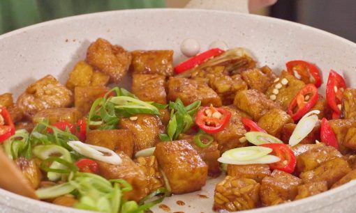 oseng tahu tempe masukkan bahan