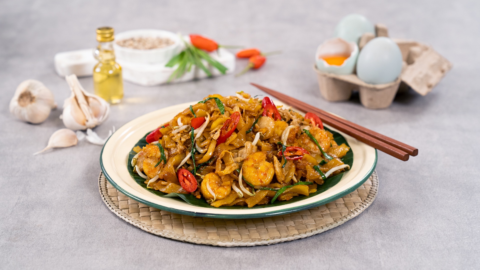 Hasil masak resep kwetiau goreng medan featured