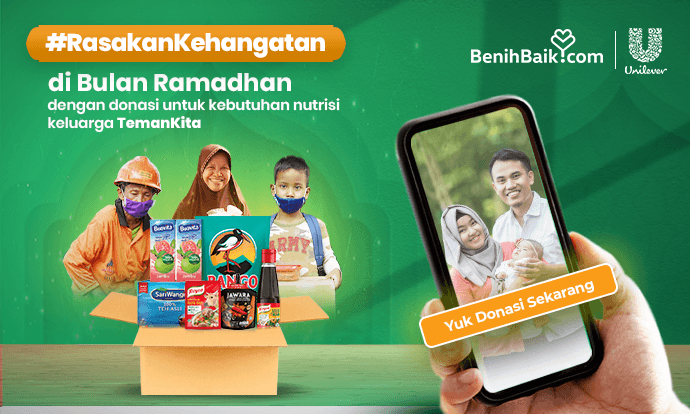 Banner Ramadan Unilever dengan Benih Baik