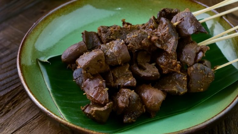 Resep Sate Ati Ampela Empuk a la Angkringan Malam Hari
