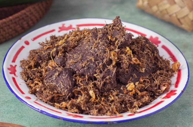 Resep Dendeng Ragi Khas Jawa Timur, Tambah Serundeng Makin Mantap