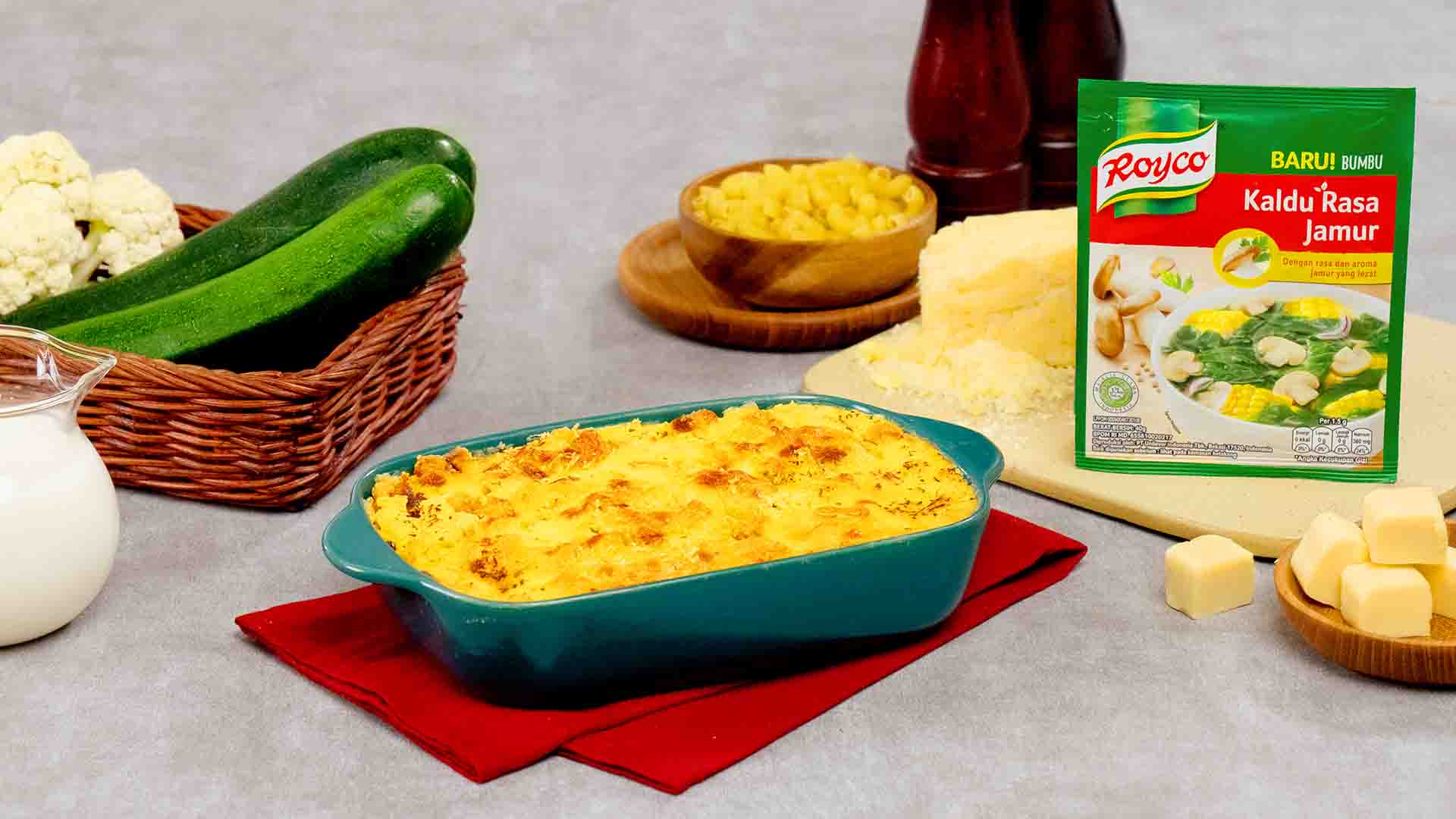 olahan resep mac and cheese disajikan